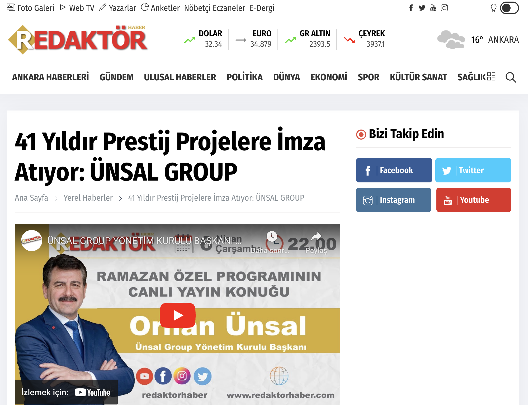 41 YILDIR PERSTİJ PROJELERE İMZA ATIYOR