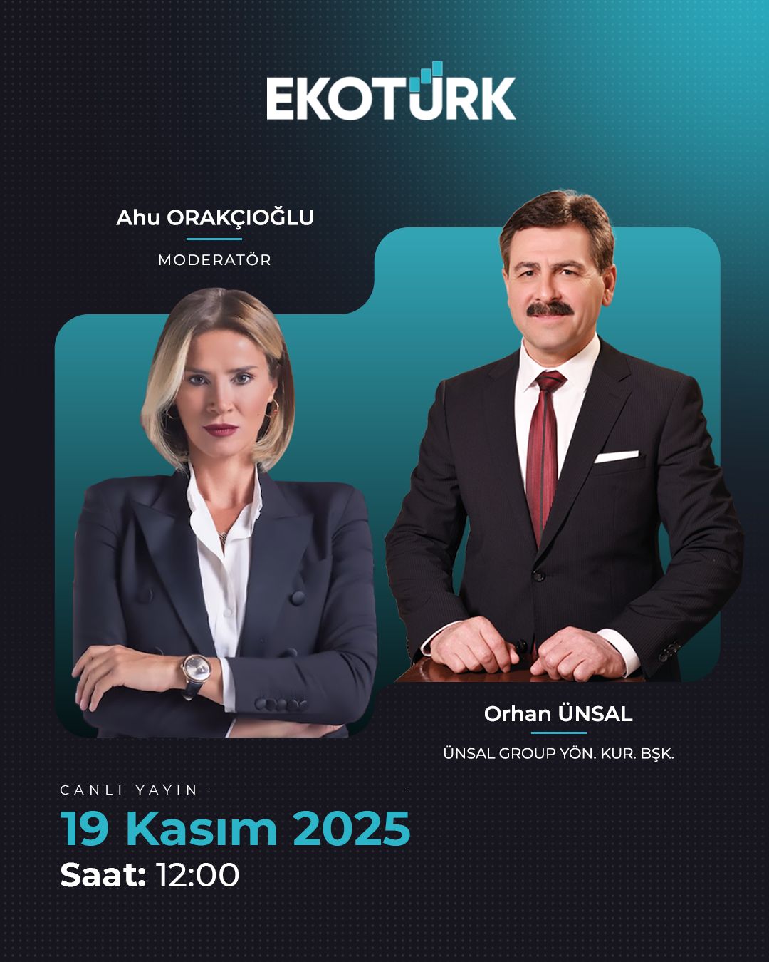 EKOTÜRK CANLI YAYIN | ORHAN ÜNSAL