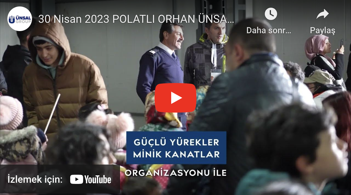 30 Nisan 2023 POLATLI ORHAN ÜNSAL HAVA PARKI ‘’GÜÇLÜ YÜREKLER MİNİK KANATLAR’